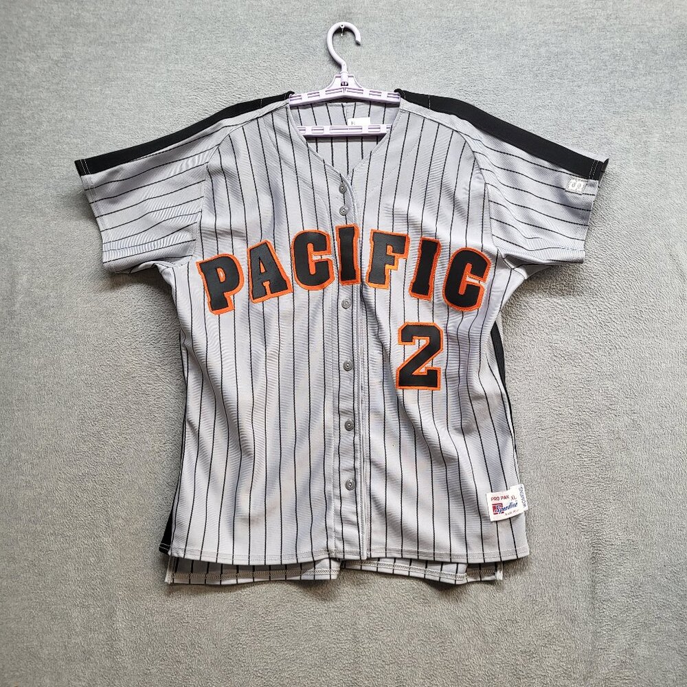 Pacific Tigers Women Baseball Jersey XL Pro Pak Speedline Logo 2‎ Player Issused